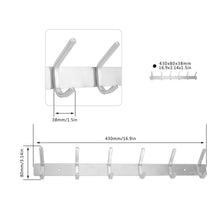 Load image into Gallery viewer, Shop ulifestar premium hook racks for hats coats towels keys heavy duty wall mounted stainless steel hanging hooks for bathroom kitchen closet storage and organization style b