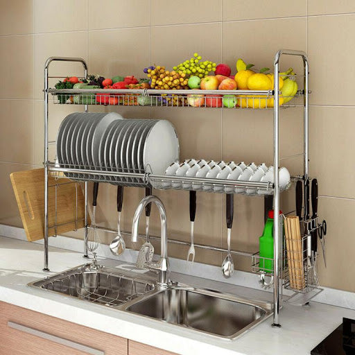 Over sink dish drying racks offer the most convenient and clean station even when after you wash the dishes