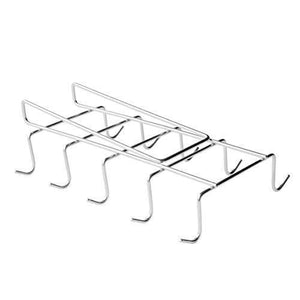 New wellobox coffee mug holder under cabinet cup hanger rack stainless steel hooks cup rack under shelf for bar kitchen storage fit for the cabinet