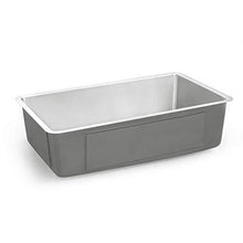 Load image into Gallery viewer, Kitchen zuhne 32 inch under mount single bowl 16 gauge stainless steel kitchen sink with offset drain tight corners fits 36 inch cabinet