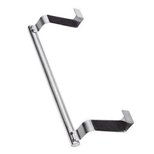 Load image into Gallery viewer, On amazon mziart modern towel bar with hooks for bathroom and kitchen brushed stainless steel towel hanger over cabinet 9 inch