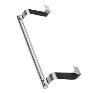On amazon mziart modern towel bar with hooks for bathroom and kitchen brushed stainless steel towel hanger over cabinet 9 inch