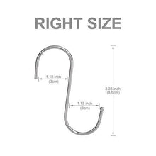 Load image into Gallery viewer, Buy now 30 pack large s shaped hanging hooks s hangers for kitchen office bathroom cloakroom and garden heavy duty s hooks by krendr