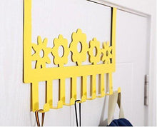 Load image into Gallery viewer, Organize with stainless steel over door hooks home kitchen cupboard cabinet towel coat hat bag clothes hanger holder organizer rack 8pcs suitable for the thickness door