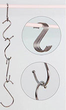 Load image into Gallery viewer, Amazon lysas 20 pack round s shaped hooks hangers for kitchen bathroom bedroom and office