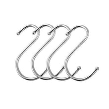 Load image into Gallery viewer, Cheap sumdirect 10pcs scarf apparel punch cup bowl kitchen s shaped silver tone hanging hooks
