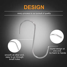 Load image into Gallery viewer, Buy 30 pack large s shaped hanging hooks s hangers for kitchen office bathroom cloakroom and garden heavy duty s hooks by krendr