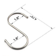 Load image into Gallery viewer, Online shopping agilenano extra large s shape hooks heavy duty stainless steel hanging hooks multiple uses ideal for apparel kitchenware utensils plants towels gardening tools
