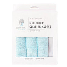 Load image into Gallery viewer, Budget clean mama microfiber cleaning kit includes 3 utility cleaning cloths and 1 polishing towel large lint free washcloths for home and kitchen
