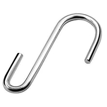 Load image into Gallery viewer, Results 30 pack cintinel heavy duty s hooks pan pot holder rack hooks hanging hangers s shaped hooks for kitchenware pots utensils clothes bags towels plants 1