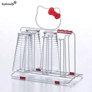 Buy best quality other utensils hello kitty stainless steel cup holder knife cutting board rack pot rack lid storage racks kitchen supplies yyj0 by seedworld 1 pcs