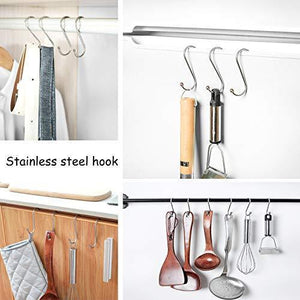 Get 30 pack premium round kitchen s hooks heavy duty s hanging hooks hangers stainless
