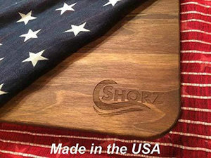 Related extra large reversible walnut wood cutting board by shorz 17 x 13 x 1 inch made in usa from american black walnut hardwood boards keep knives sharp juice groove keeps kitchen countertop clean