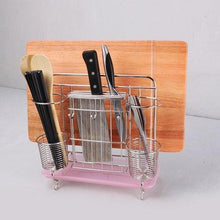 Load image into Gallery viewer, Try miniinthebox multifunction 304 stainless steel kitchen tools shelf chopsticks knife cutting board organizer rack
