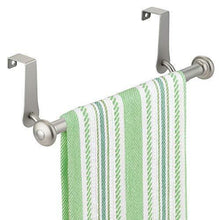 Load image into Gallery viewer, Shop for interdesign york over the cabinet kitchen dish towel bar holder satin