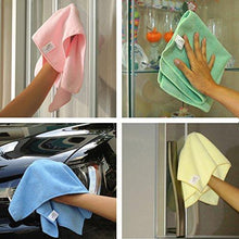 Load image into Gallery viewer, Shop for vibrawipe microfiber cloth pack of 8 pieces all blue microfiber cleaning cloths high absorbent lint free streak free for kitchen car windows