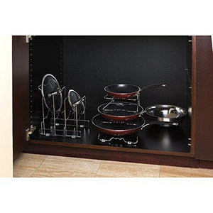 Top rated seville classics 4 tier pan pot lid rack kitchen counter and cabinet organizer 2 pack chrome