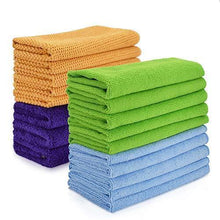 Load image into Gallery viewer, Get cleaning rags thmer 18 pcs microfiber cleaning cloths for kitchen car windows glass bathroom highly absorbent no fabric soft microfiber 12x16 inches