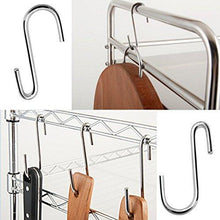 Load image into Gallery viewer, Select nice 30 pack cintinel heavy duty s hooks pan pot holder rack hooks hanging hangers s shaped hooks for kitchenware pots utensils clothes bags towels plants 1