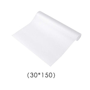 Try yoedaf 1 roll non slip drawer mat eva transparent waterproof cabinet shelf liner storage pad rubber kitchen cupboard wardrobe moisture proof 30x150