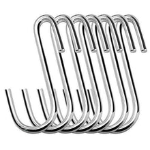 Load image into Gallery viewer, Products 30 pack cintinel heavy duty s hooks pan pot holder rack hooks hanging hangers s shaped hooks for kitchenware pots utensils clothes bags towels plants 1