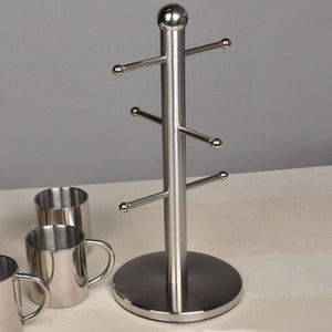 Results mug cups holder kitchen accessories holds 6 cups and dishes stain nikckel stainless steel
