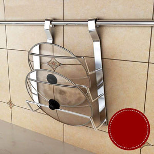 Best pot lid holder rack kitchen cupboard storage organizer wall mounted kitchen panty holderss