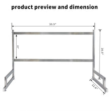 Load image into Gallery viewer, Online shopping over the sink dish drying rack dish drainer for kitchen sink stainless steel over the sink shelf storage rack sink length 32 5 inch