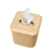 Load image into Gallery viewer, Discover the best tengtian nantucket basket extraction paper basket tissue boxtoilet paper storage containers paper towel holders woven rattan handwoven square rattan tissue box cover office kitchen bath livingoak