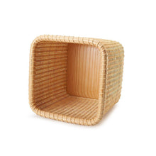 Load image into Gallery viewer, Discover tengtian nantucket basket extraction paper basket tissue boxtoilet paper storage containers paper towel holders woven rattan handwoven square rattan tissue box cover office kitchen bath livingoak