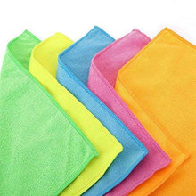 Load image into Gallery viewer, Purchase microfiber cleaning cloth hijina pack of 20 size 12 x12 for cleaning tasks in the kitchen bathroom dining room and more plain 5 colors x 4