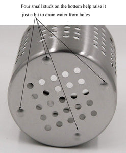 Buy ksendalo utensil silverware holder stainless flatware organizer drying holder for kitchen home office diameter 4 72 3 94