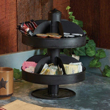 Load image into Gallery viewer, Purchase park designs rustic 2 tier 13 lazy susan vintage kitchen spinning organizer