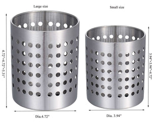 Best seller  ksendalo utensil silverware holder stainless flatware organizer drying holder for kitchen home office diameter 4 72 3 94