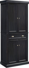 Load image into Gallery viewer, Selection crosley furniture seaside kitchen pantry cabinet distressed black
