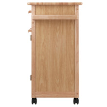 Load image into Gallery viewer, Buy now winsome wood single drawer kitchen cabinet storage cart natural