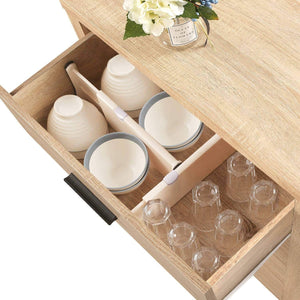 Select nice wlive drawer dividers 4 pack adjustable expandable dresser drawer organizers for bedroom bathroom closet office kitchen storage