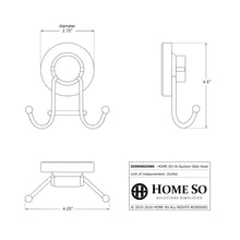Load image into Gallery viewer, Results home so towel hook with suction cup holder bathroom shower kitchen storage organizer hanger for bath robe towel coat loofah stainless steel chrome 2